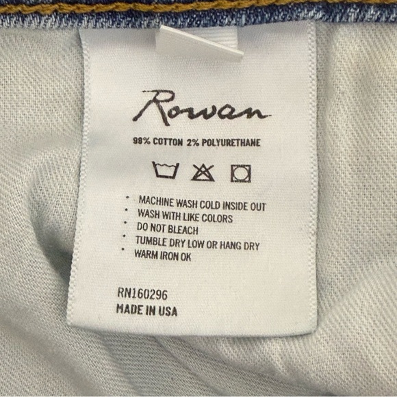 Rowan High Rise Button Fly Jeans Size 27 - Picture 8 of 15